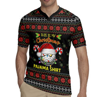 Golf Pajama Christmas Rugby Jersey Xmas Holiday Patterns - Wonder Print Shop