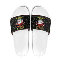 Golf Pajama Christmas Slide Sandals Xmas Holiday Patterns - Wonder Print Shop