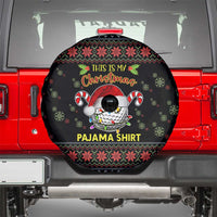 Golf Pajama Christmas Spare Tire Cover Xmas Holiday Patterns - Wonder Print Shop