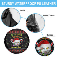 Golf Pajama Christmas Spare Tire Cover Xmas Holiday Patterns - Wonder Print Shop