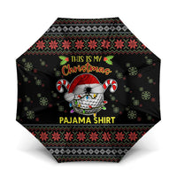 Golf Pajama Christmas Umbrella Xmas Holiday Patterns - Wonder Print Shop