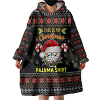 Golf Pajama Christmas Wearable Blanket Hoodie Xmas Holiday Patterns - Wonder Print Shop