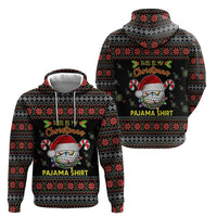 Golf Pajama Christmas Zip Hoodie Xmas Holiday Patterns - Wonder Print Shop