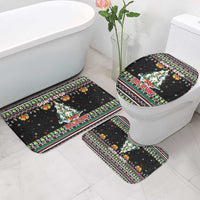 Christmas Unicorn Bathroom Set with Don't Stop Believin Quote Tree Lights and Festive - Wonder Print Shop