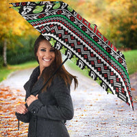 Christmas Unicorn Umbrella with Don't Stop Believin Quote Tree Lights and Festive - Wonder Print Shop