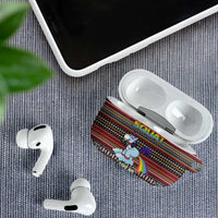 Funny Unicorn Workout AirPods Case with Squat Like No Tomorrow Quote and Rainbow Tribal - Wonder Print Shop