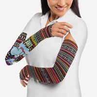 Funny Unicorn Workout Arm Sleeves with Squat Like No Tomorrow Quote and Rainbow Tribal - Wonder Print Shop
