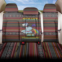 Funny Unicorn Workout Back Car Seat Cover with Squat Like No Tomorrow Quote and Rainbow Tribal - Wonder Print Shop