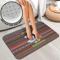 Funny Unicorn Workout Bathroom Set with Squat Like No Tomorrow Quote and Rainbow Tribal - Wonder Print Shop