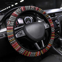 Funny Unicorn Workout Steering Wheel Cover with Squat Like No Tomorrow Quote and Rainbow Tribal - Wonder Print Shop