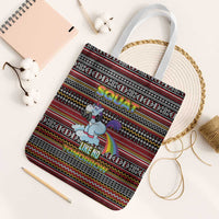 Funny Unicorn Workout Tote Bag with Squat Like No Tomorrow Quote and Rainbow Tribal - Wonder Print Shop