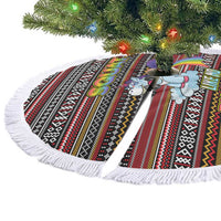 Funny Unicorn Workout Tree Skirt with Squat Like No Tomorrow Quote and Rainbow Tribal - Wonder Print Shop