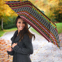 Funny Unicorn Workout Umbrella with Squat Like No Tomorrow Quote and Rainbow Tribal - Wonder Print Shop