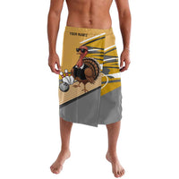 Personalized Cool Turkey Bowling Lavalava with Sunglasses Pins - Wonder Print Shop