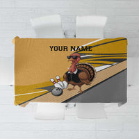Personalized Cool Turkey Bowling Tablecloth with Sunglasses Pins - Wonder Print Shop