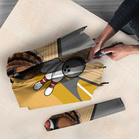 Personalized Cool Turkey Bowling Umbrella with Sunglasses Pins - Wonder Print Shop