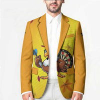 Personalized Funny Turkey Darts Blazer with Sunglasses Dartboard - Wonder Print Shop