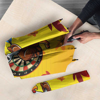 Personalized Funny Turkey Darts Umbrella with Sunglasses Dartboard - Wonder Print Shop