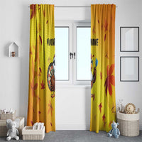 Personalized Funny Turkey Darts Window Curtain with Sunglasses Dartboard - Wonder Print Shop