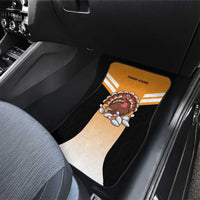 Personalized Funny Turkey Bowling Car Mats with Cartoon Pins Thanksgiving - Wonder Print Shop