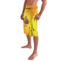 Personalized Funny Turkey Billiards Lavalava with Pool Cue and Balls Thanksgiving Design - Wonder Print Shop