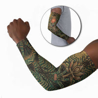 Khepri Arm Sleeves Ancient Egyptian Chevron, Scarab Ankh and Winged Khepri Guardian Motif - Wonder Print Shop