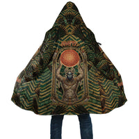 Khepri Cloak Ancient Egyptian Chevron, Scarab Ankh and Winged Khepri Guardian Motif - Wonder Print Shop