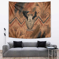 Khnum Tapestry Ancient Egyptian Earthy Cracked Papyrus - Divine Potter - Wonder Print Shop
