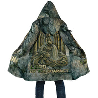 Khnum Ancient Egyptian Cloak with Smoky Leaf, Ram Head Emblem, and Guardian of the Cataract - Wonder Print Shop