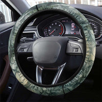Khnum Ancient Egyptian Steering Wheel Cover with Smoky Leaf, Ram Head Emblem, and Guardian of the Cataract - Wonder Print Shop