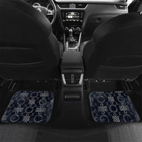 Khonsu Ancient Egyptian Car Mats with Dark Celtic Knot Pattern, Baboon Guardian Symbol, and Moon Healer Motif - Wonder Print Shop