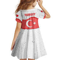 Turkey Flag Map Red and White Family Matching Off Shoulder Maxi Dress and Hawaiian Shirt with National Symbol
