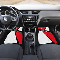 Turkey Flag and Modern Graphic Design Car Mats with Bold Red and Black Elements