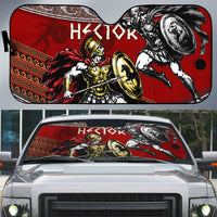Hector Prince Of Troy Auto Sun Shade Ancient Greek Mythology Trojan Warrior