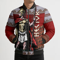 Hector Prince Of Troy Bomber Puffer Jacket Ancient Greek Mythology Trojan Warrior