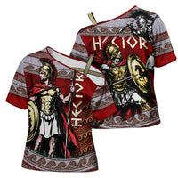Hector Prince Of Troy Cross Shoulder Shirt Ancient Greek Mythology Trojan Warrior