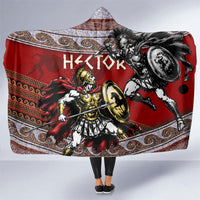 Hector Prince Of Troy Hooded Blanket Ancient Greek Mythology Trojan Warrior