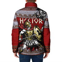 Hector Prince Of Troy Padded Jacket Ancient Greek Mythology Trojan Warrior