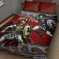 Hector Prince Of Troy Quilt Bed Set Ancient Greek Mythology Trojan Warrior