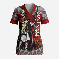 Hector Prince Of Troy Scrub Top Ancient Greek Mythology Trojan Warrior
