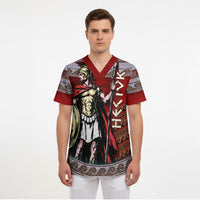 Hector Prince Of Troy Scrub Top Ancient Greek Mythology Trojan Warrior