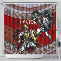 Hector Prince Of Troy Shower Curtain Ancient Greek Mythology Trojan Warrior