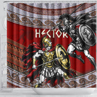 Hector Prince Of Troy Shower Curtain Ancient Greek Mythology Trojan Warrior