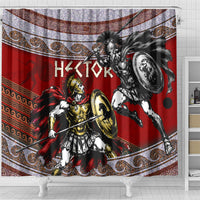 Hector Prince Of Troy Shower Curtain Ancient Greek Mythology Trojan Warrior