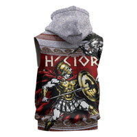 Hector Prince Of Troy Sleeveless Zip Hoodie Ancient Greek Mythology Trojan Warrior
