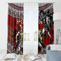 Hector Prince Of Troy Window Curtain Ancient Greek Mythology Trojan Warrior