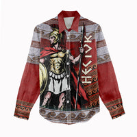 Hector Prince Of Troy Women Casual Shirt Ancient Greek Mythology Trojan Warrior