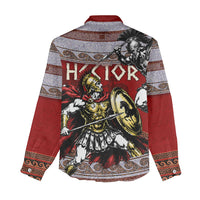 Hector Prince Of Troy Women Casual Shirt Ancient Greek Mythology Trojan Warrior