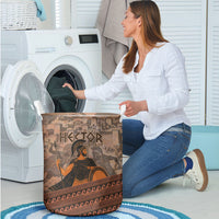 Hector Of Troy Laundry Basket Ancient Greek Mythology Pottery Trojan Warrior