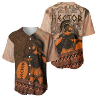 Hector Of Troy Baseball Jersey Ancient Greek Mythology Pottery Trojan Warrior